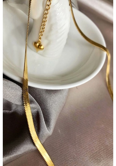 Yeni Takı İtalyan Zincir Kadın Çelik Kolye