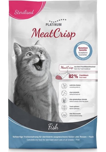 Platinum Meatcrisp Balıklı Kısır Kedi Maması 3 Kg