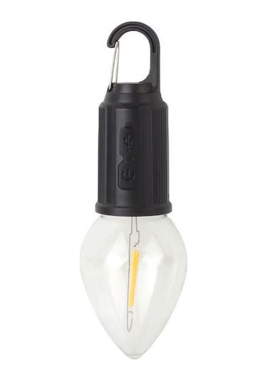 Büro Ev Ofis Kamp Keyfi İçin Taşınır Şarjlı Led Ampül Outdoor Bahçe Lambası Açık Gri