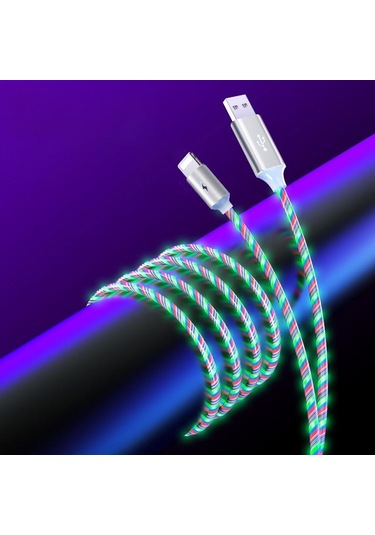 Jms Taşınabilir Deri Mini Mikro Usb Bilezik Sync İos Uyumlu6 6 S Android Tip-c Kablosu 20 Cm For Ios Siyah