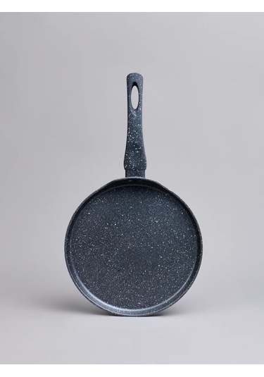 Agness Blin Tava "siyah Mermer" 24 Cm Yapışmaz 327411201 Gri