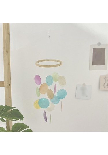 Ana Sayfa Ahşap Kabuk Dekorasyonu Rüzgar Zil Penceresi Eşik Balkon Dekorasyonu