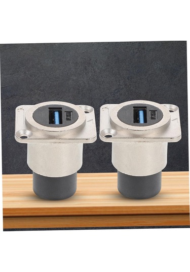 Usb Panel Monte Monker Endüstriyel Usb Bulkhead Konnektörünü Çinko Döküm Antiuv Yaşlanma Pc'lerinden Ayarlar