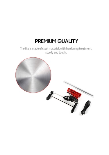 Hallow çubuğa Monteli Testere Bileyici Eğe Kiti 5/32" Yuvarlak E20793-1