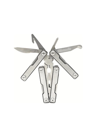 Xuweiwei Iso Bıçak Tutacağı Değiştirilebilir Bıçaklı Katlanabilir İğne Burun Pense Yüksek Hassasiyetli Paslanmaz Çelik Araba Tamir Aracı