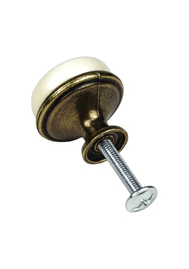 Centr Mebel'noj Furnitury Mutfak Dolapları İçin 10 Adet Bronz-krem Renkli Kulplar 141608431 Bronz Rengi