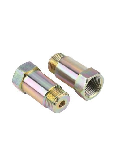 Konesam 45mm Demir Oksijen Sensörü Uzatıcı M18 1.5 , Araçlarda Exhaust Mesafesini Artırır, Hho Sistemi/test Borusu İçin, 2 Adet Sarı