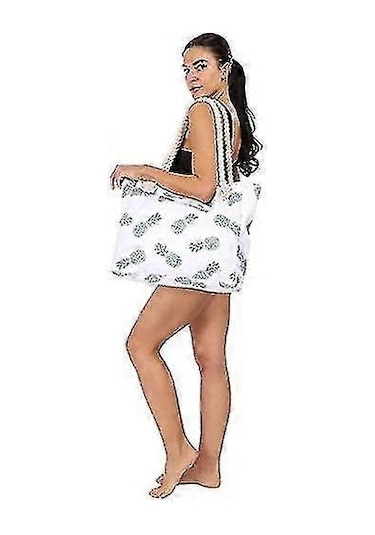 Büyük Su Geçirmez Tuval Plaj Çantası Tote Diğer