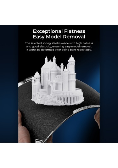 Xindoker Creality K1 235x235mm Peı Platformu - Yüksek Isı Dayanıklı, Kolay Çıkarım, Dayanıklı - Pla/abs/asa/petg/tpu/pc/pa Uyumlu Siyah