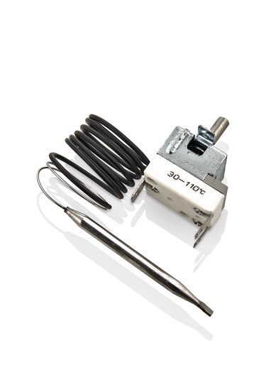 Gazlı Termostat 30 110 C Çalışma Aralığı Semaver & Çay Makinesi Termostatı