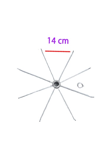 4 Katlı, 8 Kancalı Metalik Bijuteri Standı, Aksesuar Standı Metal