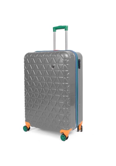 Kabin Boy %100 Polikarbon Valiz 4x2 Teker Gri 1089 Gri