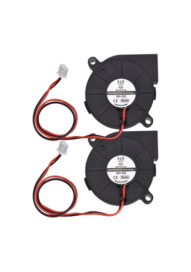 Neevoyu 3d Yazıcı Ek Parçası: Bıgtreetech 5015 Soğutma Fanı 24v - 2 Adet Paketi