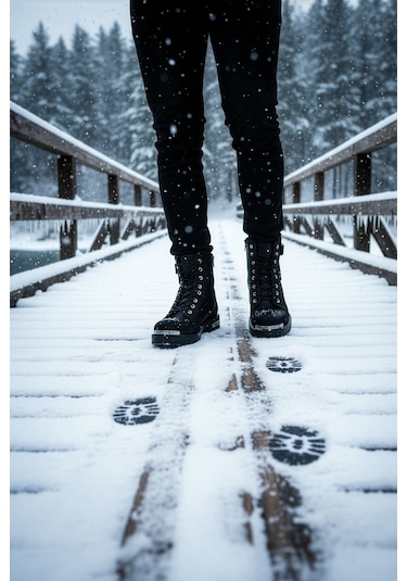 Big King Siyah Erkek Motorcu Bot Siyah