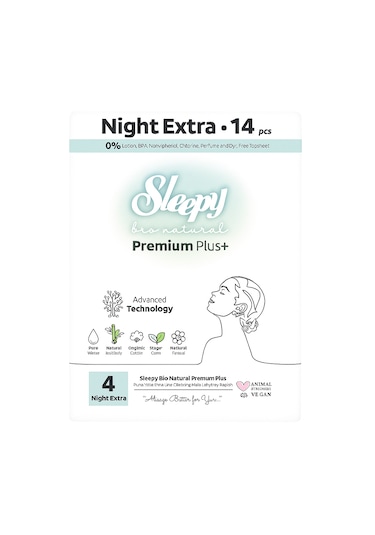 Sleepy Bio Natural Ped Gece Ekstra 14 Lü