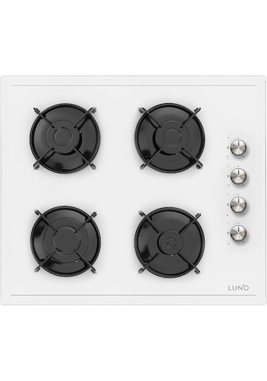 Luno Trio F6502W01 -  L335W01 -  L D34 W02620 Beyaz Ankastre Set