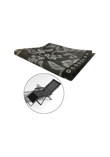 Suntek Katlanır Askılı Sandalyeler Sandalye Açık Çim Siyah