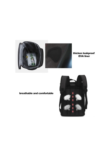 Symbee Trolis Mavi Isı Yalıtımlı Piknik Çantası - Su Geçirmez Oxford Kumaşı, Çift Askılı, Soğuk Saklama, Dış Mekan Kullanıma Uygun Lh044 Çok Renkli