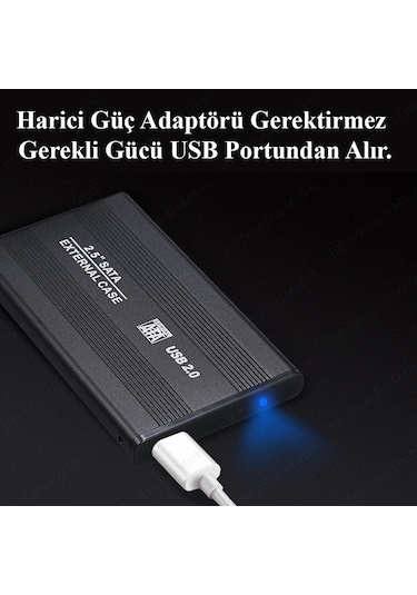 2.5 Sata Usb 2.0 Alüminyum Harici Notebook Hdd Kutusu