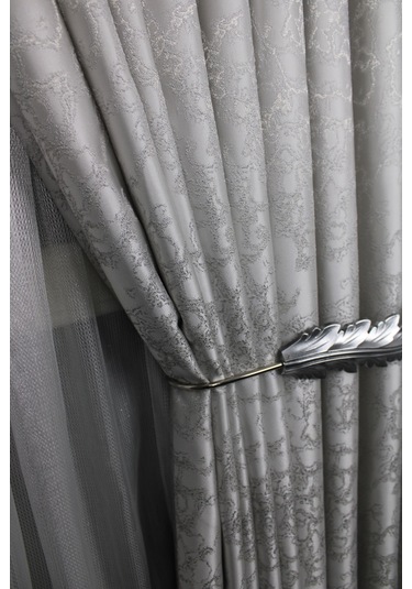 Jakar Fonluk Sahil Desen 1/3 Sıklık Korniş İçin Tek Kanat Platin