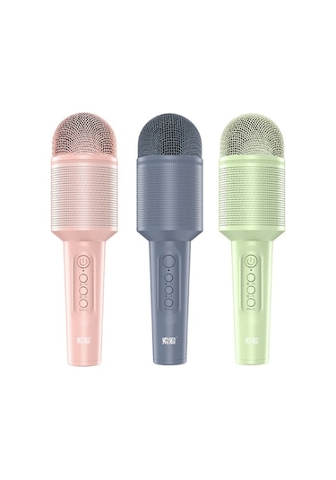 Flybuy Soaiy Mc8 Kablosuz Karaoke Mikrofonu, Bluetooth Hoparlör, 2'li Ktv Oynatıcı, Dahili Ses Kartı, Taşınabilir