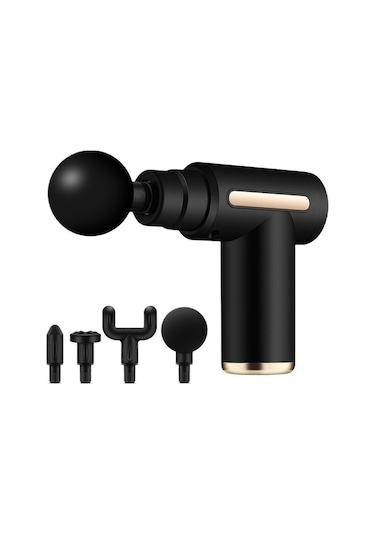 Elite Mc Lcd Fasya Tabancası Spor Taşınabilir Masaj Küçük Masaj Düğmesi Elektrikli Masaj 3mww0g Mavi - Siyah