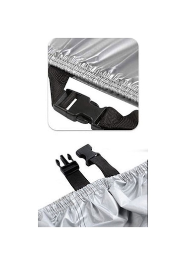 Hero Xpulse 200 İçin Arka Çanta Ve Kilit Uyumlu Gri Motosiklet Branda, Güvenli