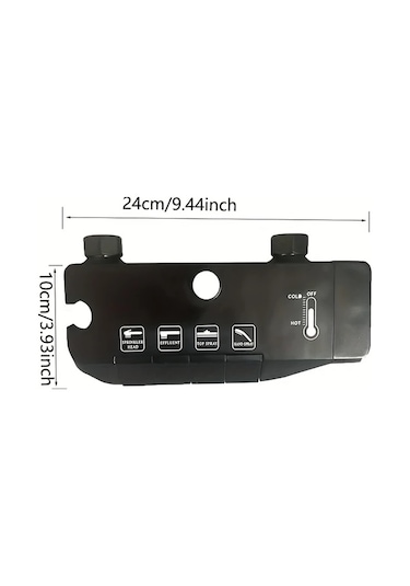 Motion003 Twınbell Duş Bataryası Musluk Dirsek Aksesuarları Banyo Sıcak Soğuk Su Karıştırıcı Valf Kolay Kurulum Elektrik Gerektirmez 11.8x5cm Çift Kişilik