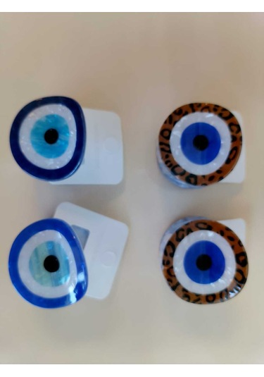 Şehrazat Handmade Orta Boy Nazar Boncuklu Toka Çok Renkli