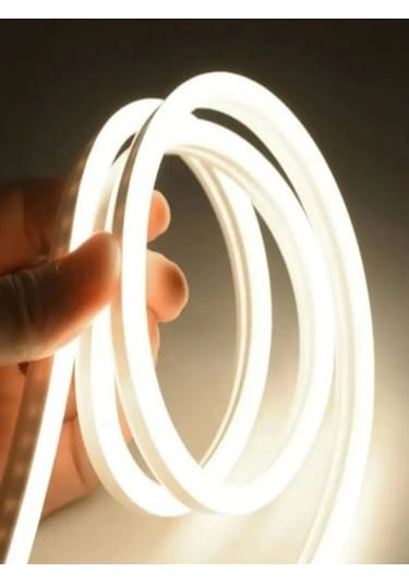 2 Metre Neon Günışığı 220 V Esnek Hortum Şerit Led Işık+ Fiş
