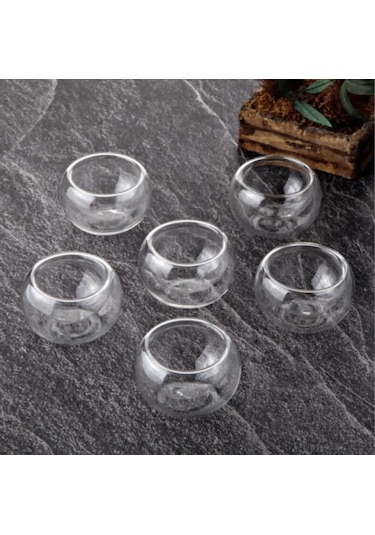 Tohana 6 lı Çift Cidarlı Mini Sosluk Drajelik Lokumluk 75136