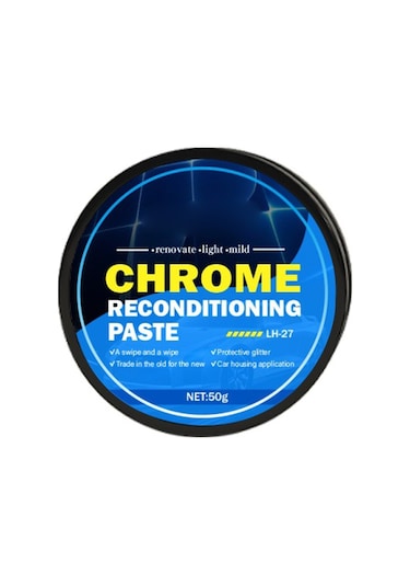 Araba Kapısı Ve Penceresi Krom Şerit Metal Cila Macunu Parlak Şerit Macunu Krom Parça Macunu 50g,jwcwsq