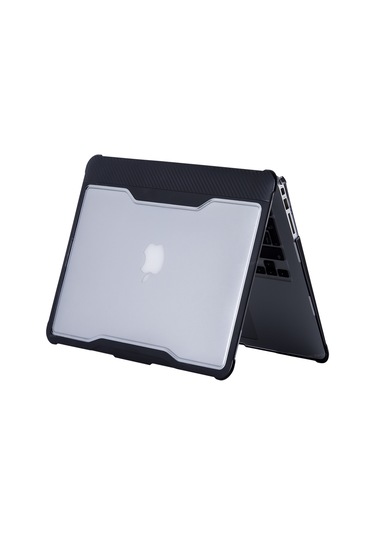 Macbook Air Kılıf Hardcase A1369 A1466 İle Uyumlu Kılıf Outdoorhf Siyah