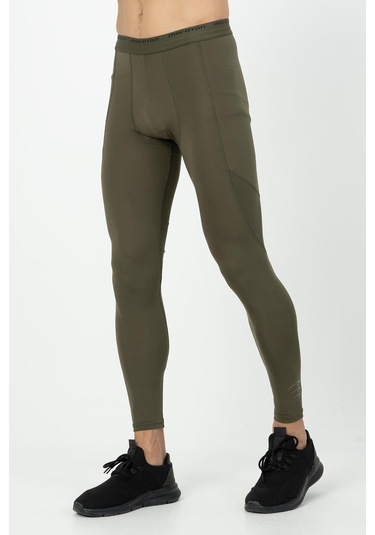 Maraton Active Slimfit Erkek Koşu Haki Tayt 21966-haki Haki