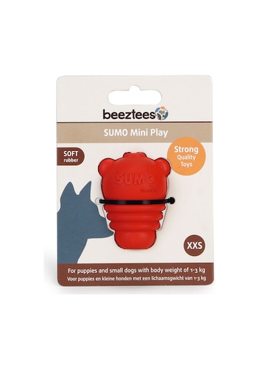 Beeztees Sumo Mını Dental Oyuncak Xxs Kırmızı 4,