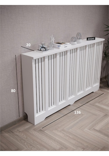 Efes Model Beyaz Renk 136 CM Petek Kaplama Dresuar Beyaz