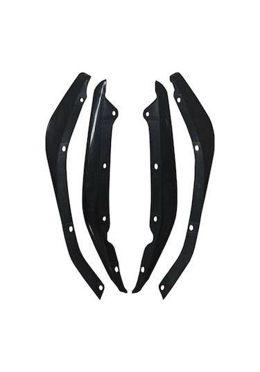 Honda Civic Fc5 2016 - 2021 Ithal Ön - Arka Flap Piano Black