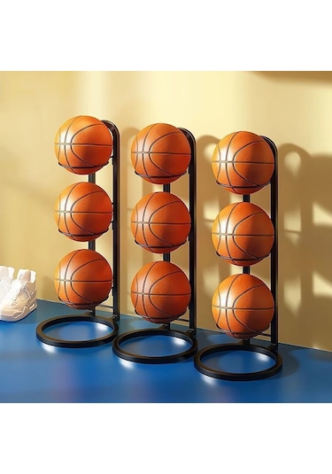 Kapalı Çocuk Basketbol Depolama Rafı Topu Futbol Depolama Sepeti