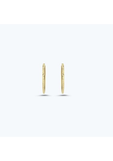 Altınbaş Altın Halka Küpe Akp0248-y-25977-20mm Çok Renkli