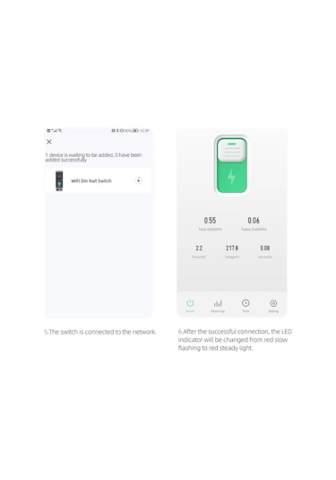 Konesam "tongou Akıllı Wifi Devre Kesici - Uzaktan Kontrol, Enerji Takip, Alexa/google Uyumlu"