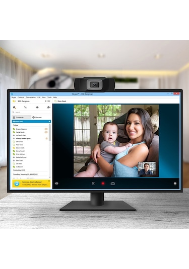 Maiyame "1080p Otomatik Odaklı Usb Web Kamerası - Gürültü Azaltmalı Mikrofonlu Laptop/pc İçin"