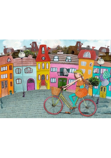 Nova 1000 Parça Bisikletle Gezinti Puzzle