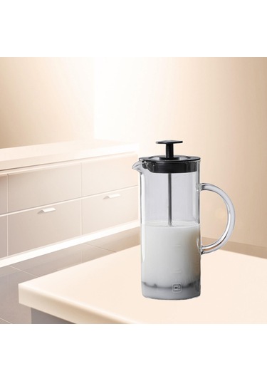 Homyl Fransız Basın Kahve Makinesi Dayanıklı Cam Ev Siyah Siyah