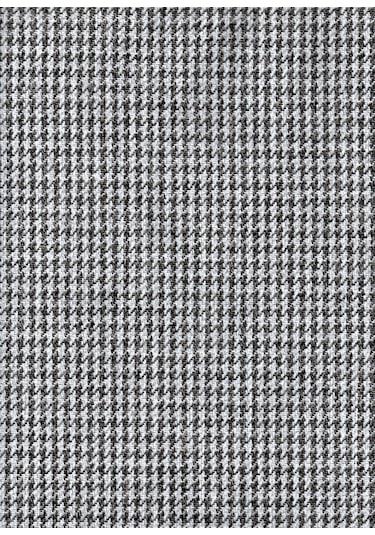 Enesar Home Keten Kaz Ayağı Döşemelik Kumaş Premium Dokuma Gri 100 x 140 cm