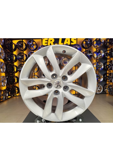 4 Adet Peugeot  7 17 5 108 Et46 65.1 Sılver Jant Revize Edilmiş Takım