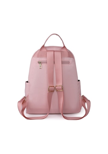 Lixiaqu01 Pink Seyahat Sırt Çantası, Çift Omuz Çantası, Şık AÇIK PEMBE Açik Pembe