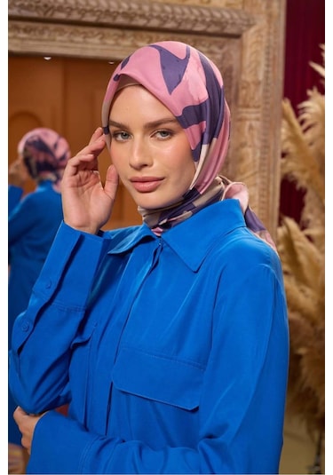 İpekhan Marrakech Koleksiyon Soft Eşarp 1211 - 04 Pembe Pembe