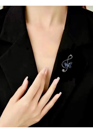 Especailly For You Öğretmene Klavuzlu Keman Notası Şeklinde Hediye Kışlık İğne/broş 214586984 Gümüş-gri