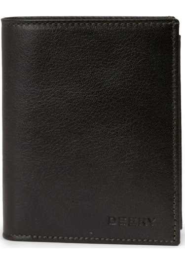 Deery Hakiki Deri Haki Dikey Erkek Cüzdanı - 01102mhakz01 Haki