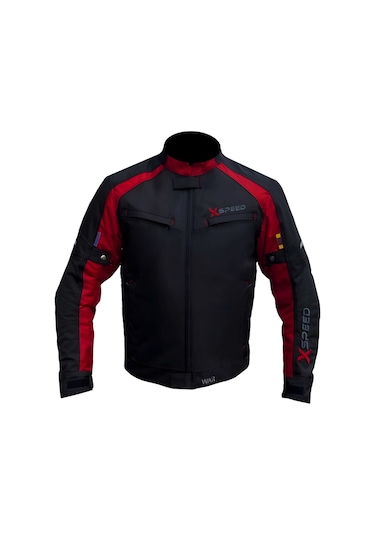 Xspeed War 4 Mevsimlik Korumalı Motosiklet Montu Kırmızı